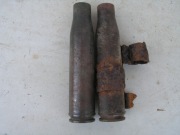 Z-w łusek IŁ 2 - 23 mm, mosiężne z ogniwem - wojenne