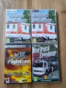 Zestaw Czterech symulatorów na PC