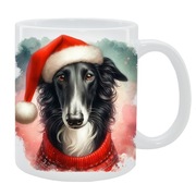 KUBEK Z PSEM Chart rosyjski borzoj - PREZENT, PERSONALIZOWANY, 24HWYS