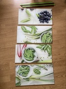 Domino Joy Bacca 2 Dekor ścienny szklany 22,3x44,8 cm + listwy