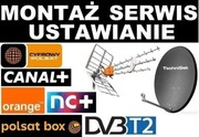 Montaż, ustawianie anten satelitarnych i telewizji