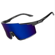 Okulary rowerowe SCVCN UV400 Vision TR-90 Blue niebieskie szkło