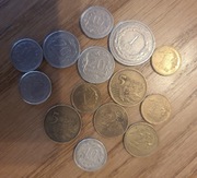 Monety 1gr, 2 gr, 5 gr, 10 gr, 20 gr, 1 zł
