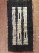 Dywanik lub narzuta na fotel z naturalnej skóry