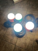 Lampy Budowlane Warsztatowe zielone mają akumulator świecą po wyłączeniu 