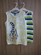 Komplet letnich koszulek bawełnianych r. 116/122