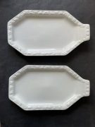 ROSENTHAL Maria biała dwie paterki f do o masła