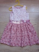 TU ŚLICZNA ELEGANCKA SUKIENKA 7-8 LAT 128