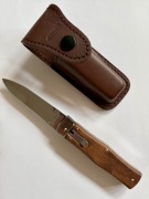 Nóż sprężynowy Mikov Predator 241-ND-1/KP Okładziny Drewniane