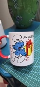 Smerfy kubek piękny 