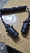 Przedłużacz kabel spiralny wtyczka 7pin 1,8-2m