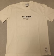 OFF-WHITE koszulka męska rozmiar XL biała 