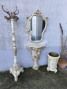 Zestaw Silik do przedpokoju konsola lustro wieszak parasolnik 