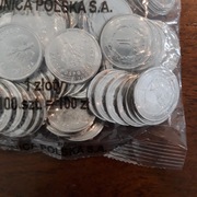 1 zł 2022 r. Woreczek 100 sztuk MW