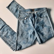 LEE jeansy marmurki rurki r28