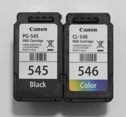Canon 545 546 pusty tusz kartridż komplet