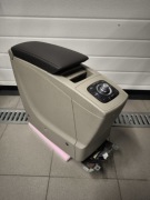 Podłokietnik tunel środkowy Renault Scenic III 2008- jasny skóra brazowa