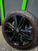 Felgi aluminiowe Opel R17 4x100 + opony letnie Continental 215/45 R17  