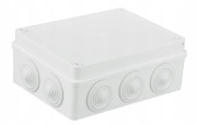 Puszka natynkowa instalacyjna 190x140x70 IP65 biała S-BOX 406B Pawbol