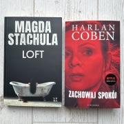 Zestaw książek Loft Magda Stachula Zachowaj spokój Harlan Coben