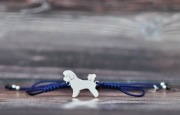 Bichon Frise - bransoletka, srebro 925