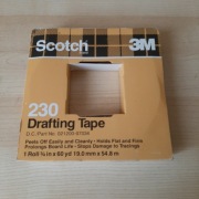 Taśma kreślarska Scotch 3M 3/4" 60 yards lata 70 USA  vintage nowa