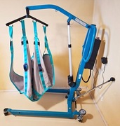 Podnośnik (dźwig) pacjenta firmy HOYER + chusta + ładowarka. UŻYWANY