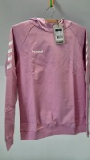 Hummel bluza dziecięca bawełna różowy rozmiar 164 (159 - 164 cm)