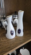 Stary wazonik flakonik porcelana kobaltowa Echt kobalt Vintage
