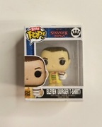 HYPER RARE Eleven Burger T-shirt Funko Bitty Pop Stranger Things original