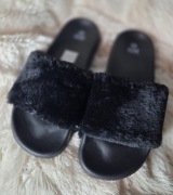 KLAPKI DEEP BLACK CZARNE CLEVE Z FUTERKIEM ROZM: 39