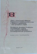Zbiory z byłej Pruskiej Biblioteki Państwowej