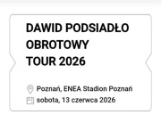 Bilety na koncert Dawida Podsiadło Poznań 