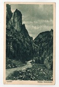 Pocztówka Tatry. Dolina Kościeliska.