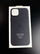 iPhone 14 plus leather case czarny etui apple