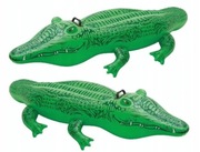 Materac do pływania krokodyl aligator, dmuchany aligator krokodyl do basenu