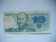 POLSKA BANKNOT PRL 10 zł 1982 rok seria E