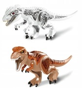 2 x  dinozaur Jurassic world indominus+ tyranozaur 
