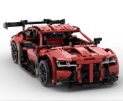 Klocki Plastikowe Konstrukcyjne BMW M4 GT3 Samochodzik Prezent wyścigowy