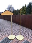Stelaż/Stojak do kolumn balonowych dzielony złoty.