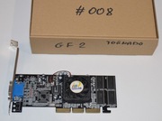 GeForce 2 mx Inno3D Tornado 64mb 128bit retro AGP