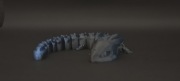Blue Mechanical dragon