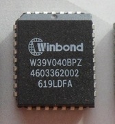 W39V040BPZ 39V040 PAMIĘĆ FLASH 3,3V 4Mbit PLCC-32 WINBOND SPRAWDZONY