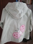 PŁASZCZYK WIOSENNY MIĘTOWY DZIEWCZYNKA 92 DOPODOPO