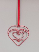 Serce z rąk  - druk 3D 