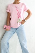 T-shirt damski Basic flowers kolory jakość Premium 