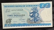 Zimbabwe 2$ 1983r. P-1b UNC-