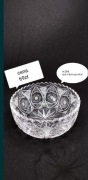 Kryształy. Miska owocarka kryształowa PRL