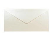 Koperty Sirio Pearl kremowe ecru DL 50 szt. 
