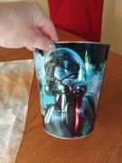 Kubek metalowy na popcorn